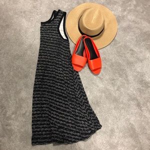 Geometric Print Jersey Swing Dress